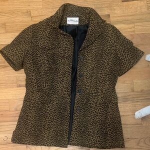 Danny & Nicole Leopard Print Jacket